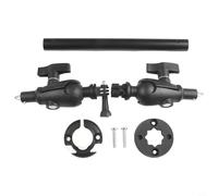 Jonikuper and Canoe Camera Mount Kit with Adjustable Angle, Nylon Aluminum Stainless Steel Bracket for Marine Boat and Yacht Safety Camera Holder