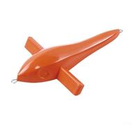 Jonikuper Birds Fishing Lure with Streamlined Fish-Like Design and Dual Stabilizing Wings, High-Visibility Orange Sea Trolling Bait for Saltwater and Freshwater Fishing, Lasting ABS(10“For)