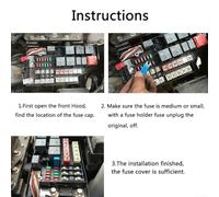 Jonikuper Blade Fuse Circuit Breaker with Automatic Reset 12V 24V 5-30A Marine Automotive Compatible with ATC Standard Fuse Box for Car Boat and RV(5A)