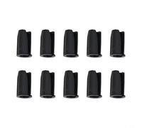 Jonikuper Brake and Gear Cable Guide Clips Set, 10-Pack U-Type Frame Buckles, Black ABS Replacement Housing Holders for Road and Mountain For Bike Maintenance