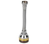 Jonikuper Brass Kitchen Tap Head Aerator Extender with 3 Levels Adjustable Flow Control for Faucet Water Filters, Anti-Splash Design, 360 Rotating, Compatible with Round(17.6CM + Adapter)