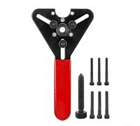 Jonikuper Car Air Conditioning Compressor and Clutch Wrench Tool, High Hardness Steel Construction with 3-Hole Design for Efficient A/C Repair on Most Motorcycles and