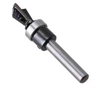 Jonikuper Carbide Dovetail Router Bit with Bottom Bearing for Woodworking, 1/4" Shank, 1/2" & 5/8" Cutting Diameter, Milling Cutter for Joinery and Cabinet Making(6.35x12.7)