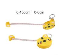 Jonikuper Cartoon Tape Measure, 0-150 cm / 0-60 in, Automatic Retractable Measuring Tape with Key Ring, ABS+PVC Compact Portable Design for Home, Workshop & DIY Use(a)