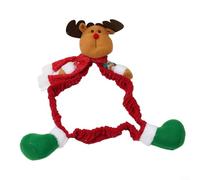 Jonikuper Christmas Theme Monitor Cover, For 19-27 Inch Screens, Features Snowman Santa Elk Motifs, Seasonal Decoration For Home Or Office(Elk)