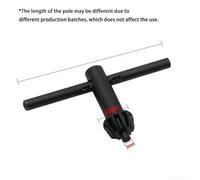 Jonikuper Chrome Vanadium Steel Drill Chuck Key, 0.3-4 mm T-Handle Replacement for Rotary Tools and Drill Presses, Compatible with Most Power Drills(SKU)