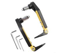Jonikuper Clutch Lever Hand Guard for Motorcycles Aluminum Alloy Design for Durable Protection (Gold)