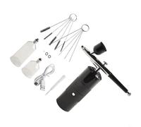 Jonikuper Cordless Airbrush Kit with Adjustable Pressure Control for Automotive Painting and Craft Projects
