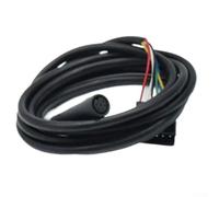 Jonikuper Dashboard Display Connecting Cable for Kugoo TF100 Electric Scooter or E-For Bike, 6-Pin and 5-Pin Waterproof SM Options, Lasting Black Rubber Wire for Instrument and Throttle(5pin)