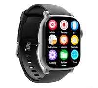 Jonikuper Digital Sports Watch, Music Player With HD Touchscreen, Blue-tooth Wireless Connectivity, Metal Construction, Video Playing, External Speaker(Black Gray 16GB)