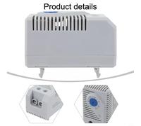 Jonikuper DIN Rail Compact Thermostat Switch for Cabinet Heater Controller, Bimetal Mechanical 0-60°C with 7K Differential, IP20 Protection, Compatible with(KTS011)