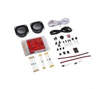 Jonikuper DIY Compatible- Speaker Kit with Transparent Case, 5V USB Power Supply, for Electronics Enthusiasts and Educational Training(Without housing Without housing)