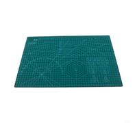 Jonikuper Double-Sided Cutting Mat for A2/A3/A4/A5 - 3mm Thick PP Craft Mat with Dual-Scale Ruler, Anti-Slip Backing, Washable & Flexible Engraving Pad(A-3 Green)