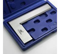 Jonikuper Edge Square Ruler for Machinists - 90° Right Angle Measuring Tool, Stainless Steel, Grade 1 Accuracy (±0.02-0.05 mm), Ground & Lapped Beams and (125×80mm)