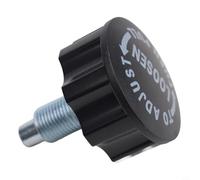Jonikuper Exercise For Bike Pull Pin Knob with Spring Locking Screw for Fitness Equipment, Black (Pack of 1, Approx 50x20x18mm)(0)