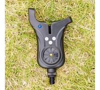 Jonikuper Feeder Fishing Bite Alarm with Volume, Tone and Sensitivity Control, LED Indicator for Carp Anglers, Lightweight 18 x 11.5 x 2.5 cm, 80g