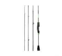 Jonikuper Fishing Rod for Urban Rivers and Streams, .68m 4-Section Carbon Fiber Ultralight Rod with For Fuji O Rings, UL Tune for Baitiao and Horsemouth Fish(.530m straight Single pole)