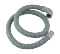 Jonikuper Flexible Drain Hose Extension for Washing Machine and Dishwasher - 1 m / 1.5 m / 2 m PP Waste Pipe with 20-21 mm Outlet and 22-23 mm Elbow(1m)