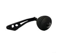 Jonikuper For EVA Power Handle Knob Replacement for Baitcasting Fishing Reels, 103mm Grip Length with Metal Construction, Compatible with Various Fishing Reel(black)