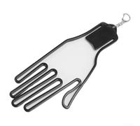 Jonikuper Glove Stretcher for Men's Gloves, ABS Plastic Drying Hanger with Hand Shape Design, Fits, Portable Clip-On Gear for Right or Left Hand(Black)