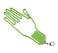 Jonikuper Glove Stretcher for Men's Gloves, ABS Plastic Drying Hanger with Hand Shape Design, Fits, Portable Clip-On Gear for Right or Left Hand(Light green)