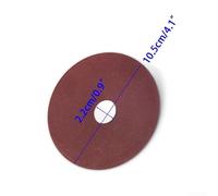 Jonikuper Grinding Wheel Disc 105 mm × 3.2 mm × 22 mm for Chainsaw Sharpening - Non-Woven Ceramic Abrasive Disc Compatible with 3/8" Pitch and 325 Pitch Chains(SKU)