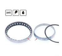 Jonikuper Headset Bearing Set, Steel Construction for Mountain For Bike, Sizes 28.6mm, 30mm, 41.8mm, 44mm, 47mm, 49mm, 51mm, 52mm, Replacement Component for Cycling Repair(47mm)