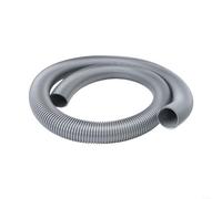 Jonikuper Heavy Duty Vacuum Cleaner Hose 50Mm Inner Diameter,Flexible Threaded Pipe For Corner Cleaning,Pressure Resistant Gray Plastic Tube,3/4 Meters Length(4m)