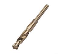 Jonikuper HSS M2 Cobalt-Coated Drill Bit for Blacksmithing - Reduced Shank, 13 mm to 15 mm Diameter, Gold Finish, Compatible with Standard Drill Chucks(15mm)