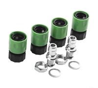 Jonikuper Lawn Mower Deck Wash Kit With Steel Nozzle Stainless Steel Blade Deck Wash Adapter Quick Connect Attachment Kit, For Riding Mower String Trimmer Cleaning Tool