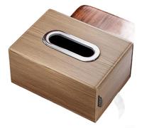 Jonikuper Leather Car Sun Visor Tissue Box Holder with Magnetic Closure - Compact Storage Organizer for Easy Use - Fit for Auto Interior - Car Tissue Box(Khaki Color)