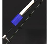 Jonikuper LED Glow Night Fishing Rod Tip Clip Lightstick Bite Alarm Waterproof Plastic CR425 Battery Powered Lamp with Mounting Clips for Sea and Rock Fishing(Red+Green)