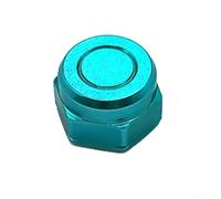 Jonikuper M8 Spindle Nut Screw 8x5mm Aluminum Alloy Fishing Reel Replacement Part for Daiwa, For Abu and Histar Casting Reels - Black(Lake blue Left)