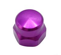 Jonikuper M8 Spindle Nut Screw 8x5mm Aluminum Alloy Fishing Reel Replacement Part for Daiwa, For Abu and Histar Casting Reels - Black(Purple right)