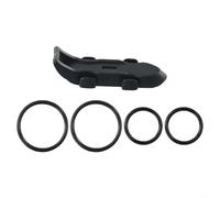 Jonikuper magnetic bait hanger for fishing rod hook keeper with strong magnet and non-slip rubber pad, abp plastic + magnet construction, 4 x cm, 3.6 g, compatible(Black)