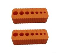 Jonikuper Metric Drill Guide Compatible With 4mm To 10mm Drill Bits Featuring Additive Manufactured Design For Precise And Secure Bit Placement(Orange)