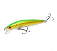 Jonikuper Minnow Fishing Lure 10cm 9g Hard Bait Artificial Wobbler for Bass and Pike Fishing, Lasting ABS Construction, Lifelike Design for Freshwater and Saltwater Angling(7#For)