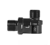 Jonikuper Mountain and Road Pedal Extension Shaft 16mm Widening Chrome-Steel Core Crank Extender for Enhanced Riding Comfort(black)