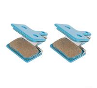 Jonikuper Mountain For Bike Disc Brake Pads 2 Pairs Resin Material Replacement for Hydraulic Brakes Wear-Resistant 35.2 x 30.6 x 3.96 mm Metal Brake Pads with Spring Clip