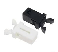 Jonikuper Plastic Bin Latch Clips, Plastic Replacement Catch Set, Self Locking Switch Clips, for Trash Can Latch Repair, Compatible with Touch Lids(Black-10pcs)