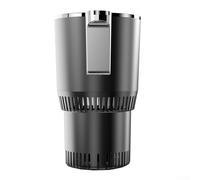 Jonikuper Portable 2-in-1 12V Car Cup Cooler and Warmer, 36W Electric Beverage Controller Compatible with for Hot or Cold Drinks, Compatible with Car and Office(Black)