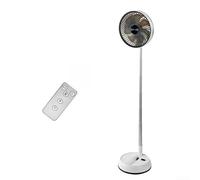 Jonikuper Portable Oscillating Standing Fan With Remote Control, Adjustable Height USB Rechargeable Quiet Floor Fan, Foldable Desk Table Fans, For Home(2)