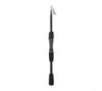 Jonikuper Portable Telescopic Fishing Rod with Straight and Curved Handle ML Power 1.5m-2.1m Carbon Fiber Baitcast for Lakes Rivers and Reservoirs(straight handle)(1.5m)