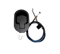 Jonikuper Recliner Release Pull Handle with Cable, Aluminum Alloy Black Switch Buckle for Sofa and Chair Replacement, Compatible with Most Recliner Brands