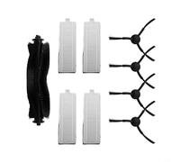 Jonikuper Replacement Parts for Laresar Mars01 Robot Vacuum - Main Roller, Side Brushes & Filter Kit | Compatible with For Lubluelu Models | 1 Main Brush, 4-8 Side Brushes,(A)