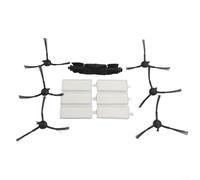 Jonikuper Replacement Roller Brush, Side Brushes & Filters Kit for Tapo RV10 and RV30 Series Robot Vacuums - 1 Roller For + 6 Side Brushes For + 6 Filters(sku)