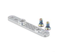 Jonikuper Road For Bike Flat Mount Front Disc Brake Adapter Caliper for 140mm to 160mm Conversion, 7075 Aluminium Alloy, Compatible with and For Campagnolo(Silver)