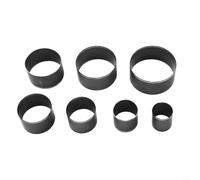 Jonikuper Round Leather Punching Tool Set - 7-Piece Circular Die Cutter Kit for Leathercraft, DIY Craft & Pattern Making, Diameters 20-50 mm (0.79-1.97 in), Portable Storage Box(SKU)