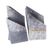 Jonikuper Rubber Pool Table Pocket Gasket Set - 12-Piece Replacement Facings for Billiard Table Maintenance, Includes 8 Large and 4 Small Protective Bumpers(Right Angle)