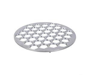 Jonikuper Russian Dumpling Maker, Pelmeni with Ravioli Wheel for Making Homemade Dumplings, Aluminum Alloy Pastry Cutter Tool, 25 cm, Silver